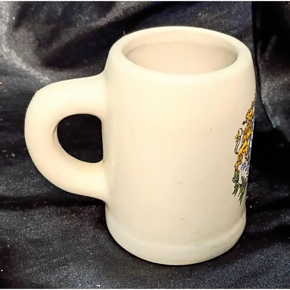Vintage Bayern Stoneware Shot Glass/ Miniature Stein